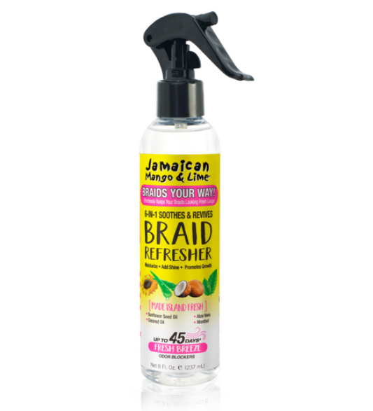 Jamaican Mango & Lime 6-in-1 Soothes & Revives Braid Refresher