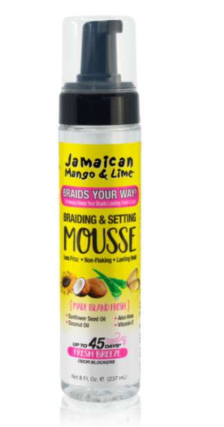 Jamaican Mango & Lime Braiding & Setting Mousse