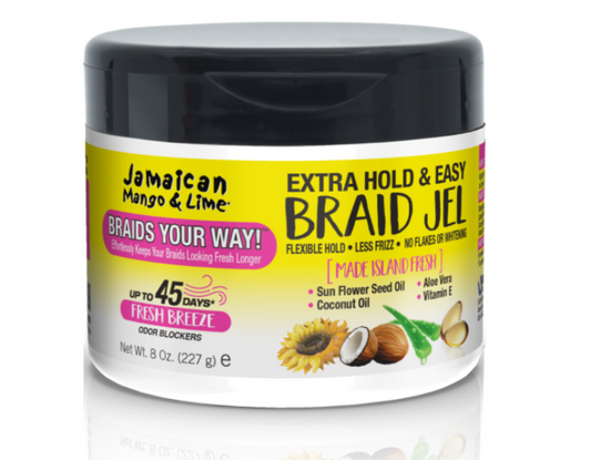 Jamaican Mango & Lime Extra Hold & Easy Braid Jel