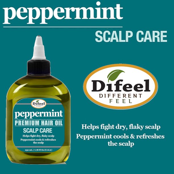 Difeel Peppermint Scalp Care Hair Oil 7.78 oz.