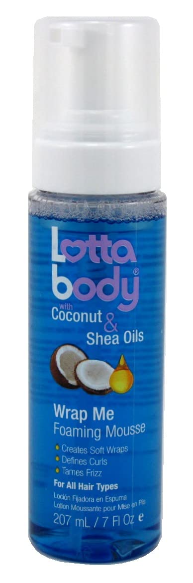 Lotta Body Wrap Me Foaming Mousse Coconut and Shea Oils 7 Ounce (207ml)