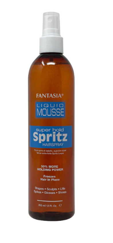 Fantasia IC LIQUID MOUSSE ‣ SUPER HOLD SPRITZ HAIR SPRAY (10 OZ.)