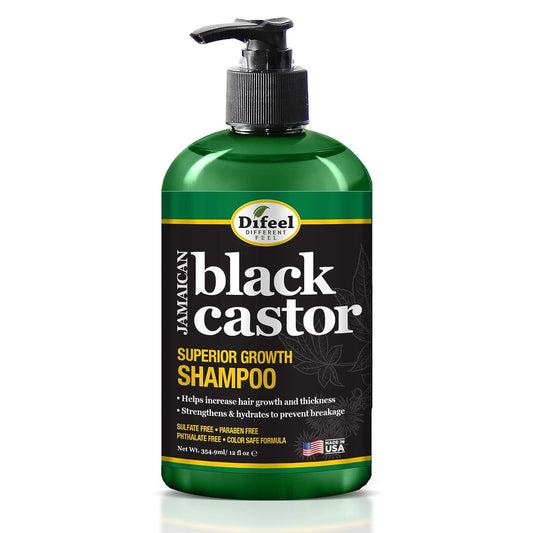 Difeel Superior Growth Jamaican Black Castor Shampoo 12 oz