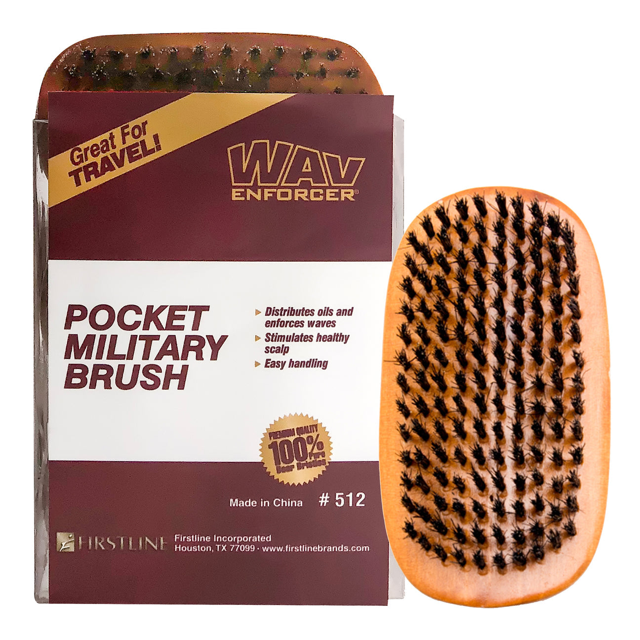 WAVENFORCER® POCKET-SIZE MILITARY BRUSH BUCKET 512