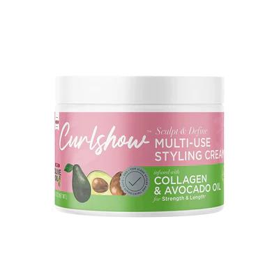 ORS OLIVE OIL CURLSHOW MULTI-USE STYLING CREAM INFUSED WITH COLLAGEN & AVOCADO OIL FOR STRENGTH & LENGTH