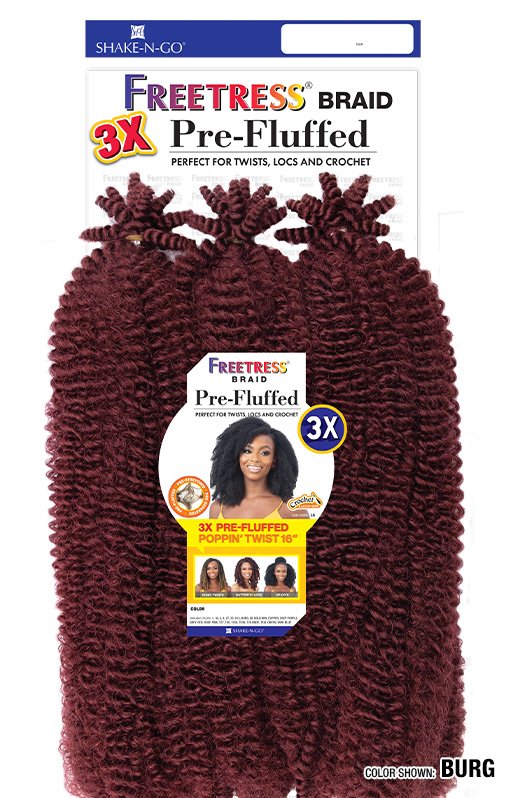 FREETRESS 3X PRE-FLUFFED POPPIN' TWIST 16"