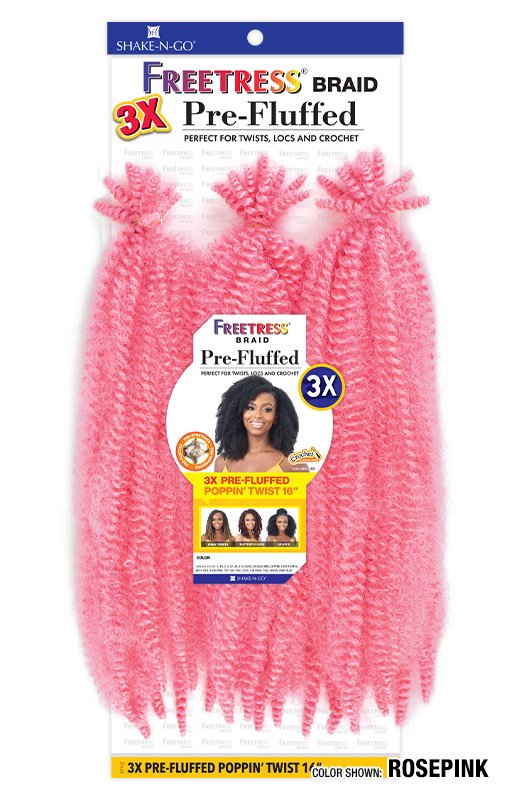 FREETRESS 3X PRE-FLUFFED POPPIN' TWIST 16"