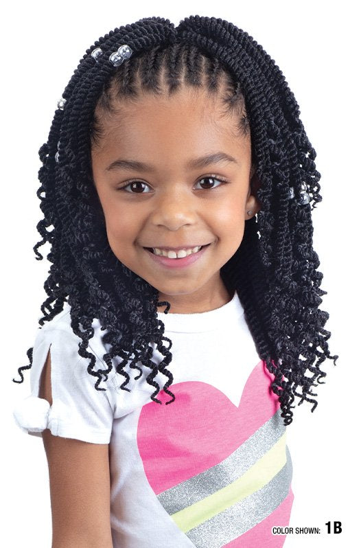 FREETRESS 3X KIDS-SENEGAL TWIST WITH CURLS 8"