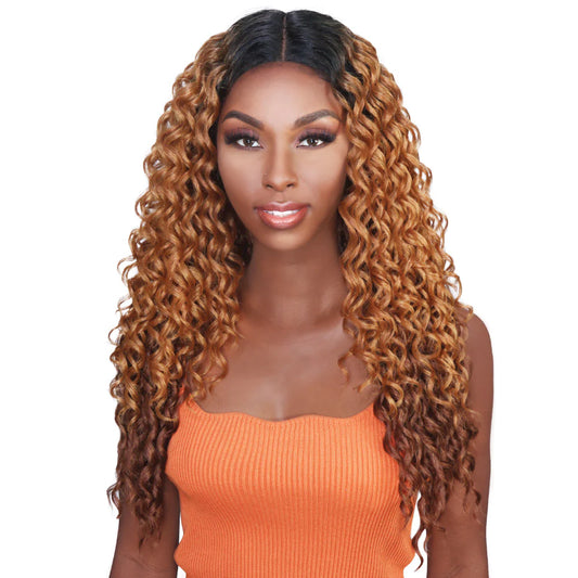 CENTER I PART HEAT RETARDANT FULL WIG