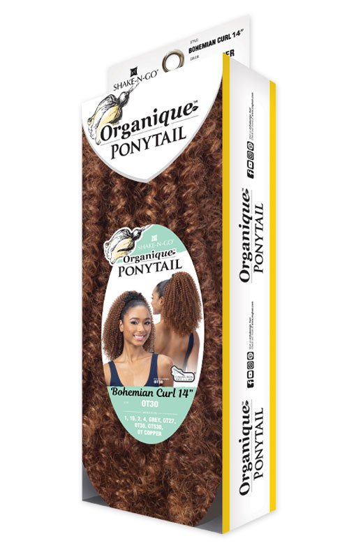 ORGANIQUE BOHEMIAN CURL 14" PONYTAIL