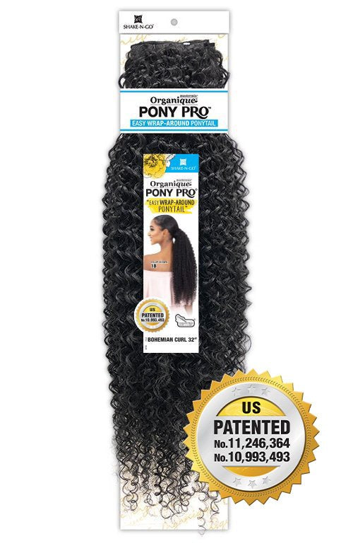 ORGANIQUE Bohemian Curl Pony Pro 32"