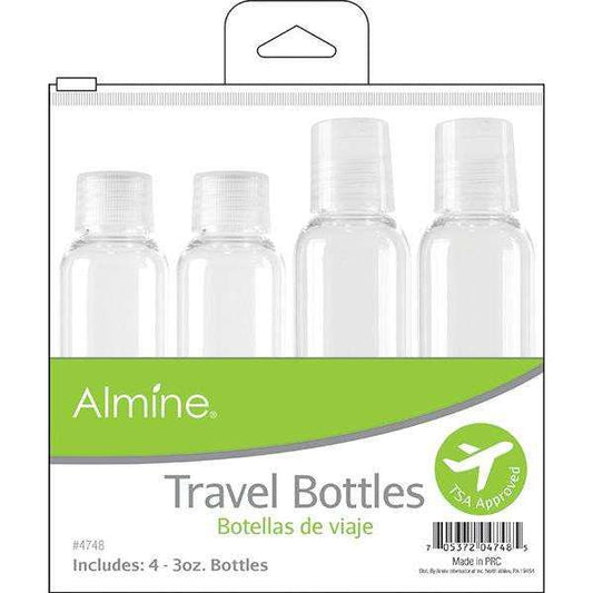 Almine Travel Bottles in Pouch 3 oz. 4ct