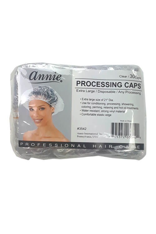 Annie Clear Disposable XL Processing Caps 30 ct