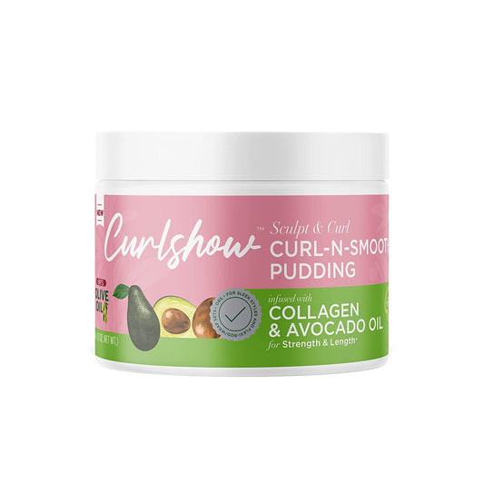 ORS OLIVE OIL CURLSHOW CURL N SMOOTH PUDDING INFUSED WITH COLLAGEN & AVOCADO OIL FOR STRENGTH & LENGTH